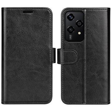 Funda de cartera con cierre magnético para Honor 200 Lite - Negro