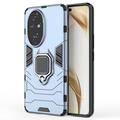 Honor 200 Pro Funda Híbrida con Soporte de Anillo - Azul