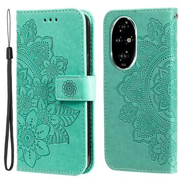 Funda Mandala Series para Honor 200 Pro - Estilo Cartera - Verde