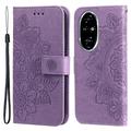 Funda Mandala Series para Honor 200 Pro - Estilo Cartera - Púrpura