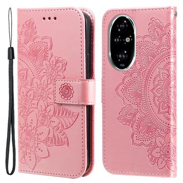 Funda Mandala Series para Honor 200 Pro - Estilo Cartera - Rosa