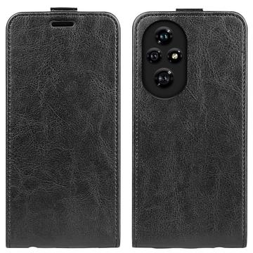 Funda con Tapa Vertical para Honor 200 Pro - Negro