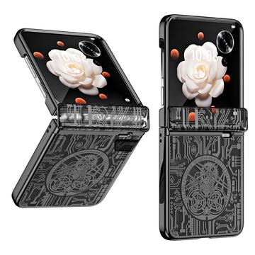 Funda de plástico galvanizado Mechanical Legend para Honor Magic V Flip