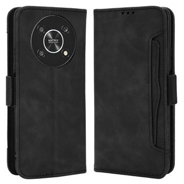 Funda Estilo Cartera Cardholder Serie para Honor Magic4 Lite/X30/X9 5G - Negro