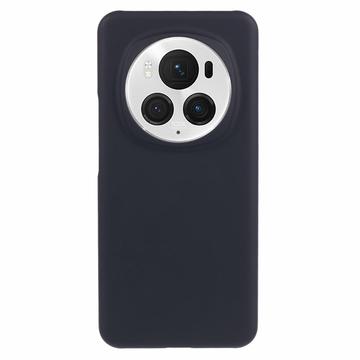 Carcasa de Plástico Engomado para Honor Magic6 Pro - Negro