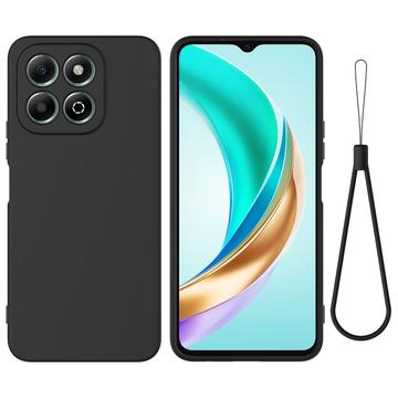 Funda de Silicona Líquida para Honor X6b - Negro