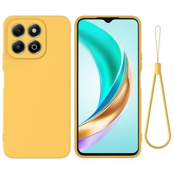 Funda de Silicona Líquida para Honor X6b - Amarillo