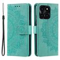 Funda Mandala Series para Honor X6b - Estilo Cartera - Verde