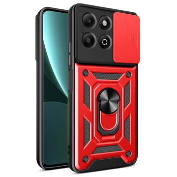 Funda Híbrida con Anillo Giratorio y Protector de Cámara para Honor X6b