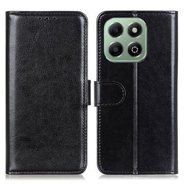 Funda de cartera con cierre magnético para Honor X6b - Negro