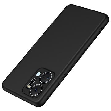 Funda de Silicona Liquid para Honor X7a - Negro