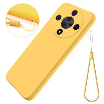 Funda de Silicona Liquid para Honor X9b - Amarillo