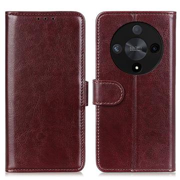 Funda con Cierre Magnético para Honor Magic6 Lite/X9b - Estilo Cartera - Marrón