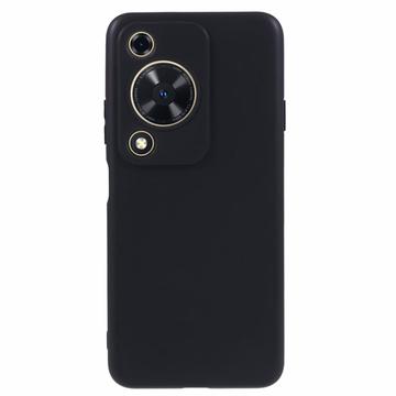 Carcasa de TPU Anti-Huellas Dactilares Mate para Huawei Enjoy 70 - Negro