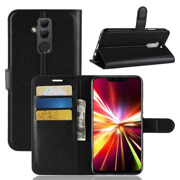 Funda con Cierre Magnético para Huawei Mate 20 Lite - Estilo Cartera - Negro