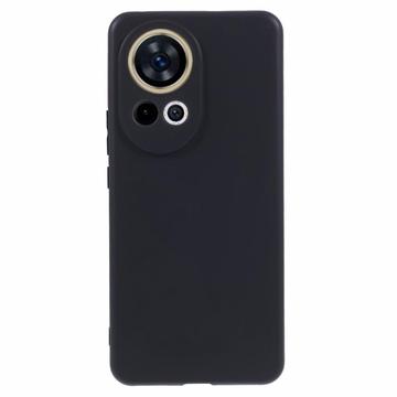 Carcasa de TPU Anti-Huellas Dactilares Mate para Huawei Nova 12 Pro - Negro