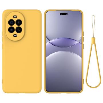 Huawei Nova 13 Pro Funda de silicona líquida con correa de mano