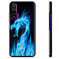 Carcasa Protectora para Huawei Nova 5T - Dragón de Fuego Azul