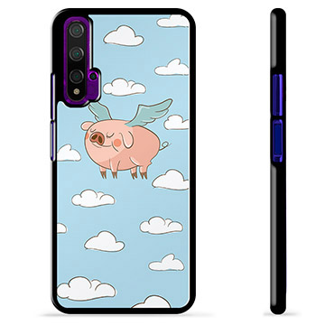 Carcasa Protectora para Huawei Nova 5T - Cerdo Volador