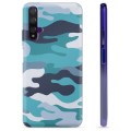 Funda de TPU para Huawei Nova 5T - Camuflaje Azul