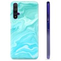 Funda de TPU para Huawei Nova 5T - Mármol Azul