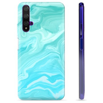 Funda de TPU para Huawei Nova 5T - Mármol Azul