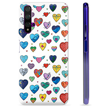 Funda de TPU para Huawei Nova 5T - Corazones