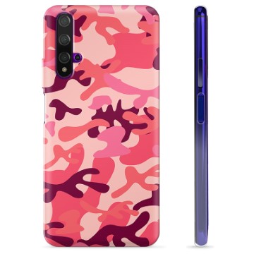 Funda de TPU para Huawei Nova 5T - Camuflaje Rosa