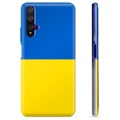 Funda TPU con bandera de Ucrania para Huawei Nova 5T - Amarillo y azul claro