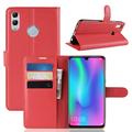 Funda con Cierre Magnético para Huawei P Smart (2019) - Estilo Cartera - Rojo