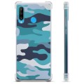 Funda Híbrida para Huawei P30 Lite - Camuflaje Azul