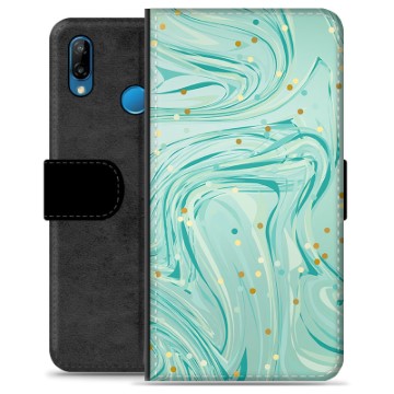 Funda Cartera Premium para Huawei P30 Lite - Menta Verde