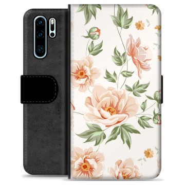 Funda Cartera Premium con Función de Soporte para Huawei P30 Pro - Floral