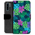 Funda Cartera Premium para Huawei P30 Pro - Flores Tropicales