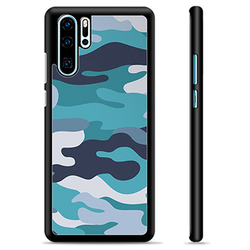 Carcasa Protectora para Huawei P30 Pro - Camuflaje Azul