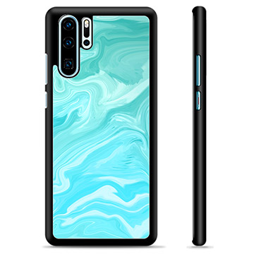 Carcasa Protectora para Huawei P30 Pro - Mármol Azul