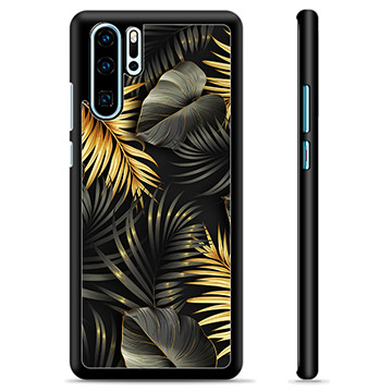 Carcasa Protectora para Huawei P30 Pro - Hojas Doradas