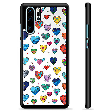 Carcasa Protectora para Huawei P30 Pro - Corazones