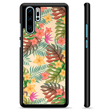 Carcasa Protectora para Huawei P30 Pro - Flores Rosadas