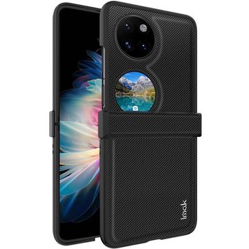 Carcasa Híbrida Imak Ruiyi para Huawei Pocket 2 - Fibra de Carbon - Negro