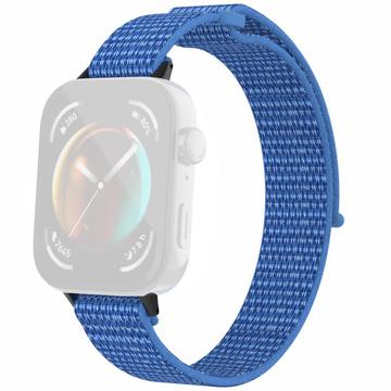 Huawei Watch Fit 3 Correa de Nailon con Cierre de Velcro - Azul