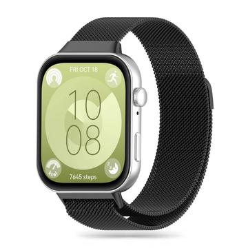 Correa Tech-Protect Milanese para Huawei Watch Fit 3 - Negro