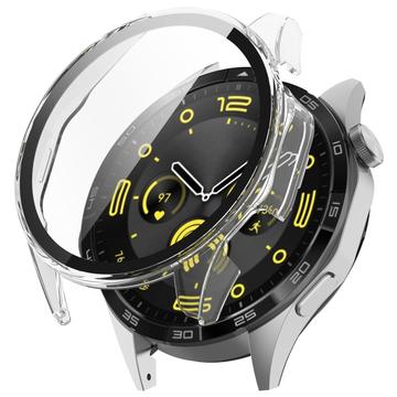 Carcasa de Plástico con Protector de Pantalla - 9H - para Huawei Watch GT 4 - 46mm - Claro