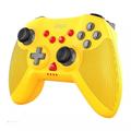 IPEGA PG-SW020 Mando de Juego Inalámbrico Bluetooth Gamepad con Vibración de Motor Dual de Seis Ejes para Nintendo Switch/PS3/Android/PC - Amarillo