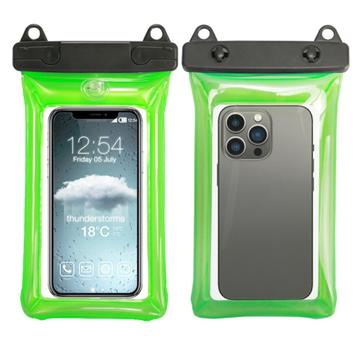 Funda Universal Flotante Impermeable IPX8 - 7.5" - Verde