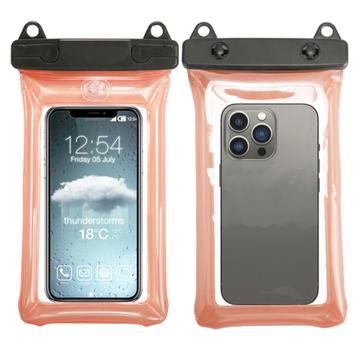 Funda Universal Flotante Impermeable IPX8 - 7.5" - Naranja