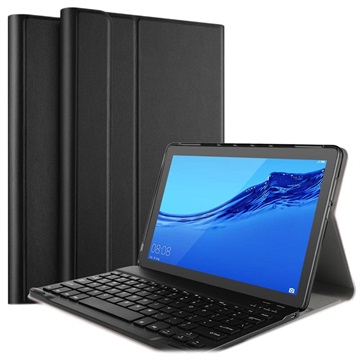 Funda con Teclado Bluetooth Ivso 2-em-1 para Huawei MediaPad T5 10 - Negro