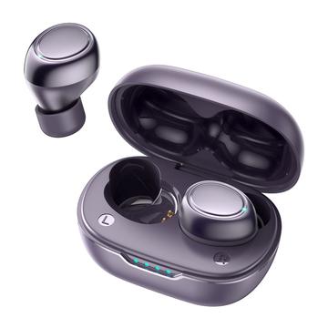 JOYROOM DB1 TWS Auriculares intrauditivos Bluetooth Mini auriculares inalámbricos con estuche de carga - Morado