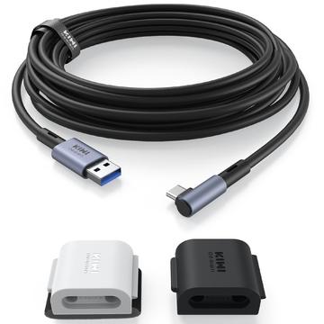 KIWI Design QL105 USB-C PC VR Link Cable para Meta Quest 3/3S, Pico 4 - 5Gbps/5m