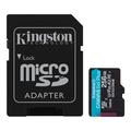 ¡Kingston Canvas Go! Plus tarjeta de memoria microSDXC con adaptador SDCG3/256GB - 256GB